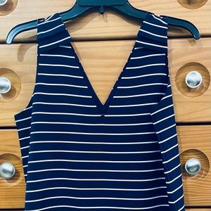 Banana Republic striped sleeveless top